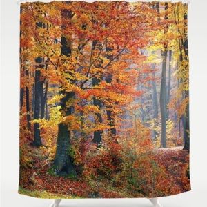 New Fall Forest Shower Curtain